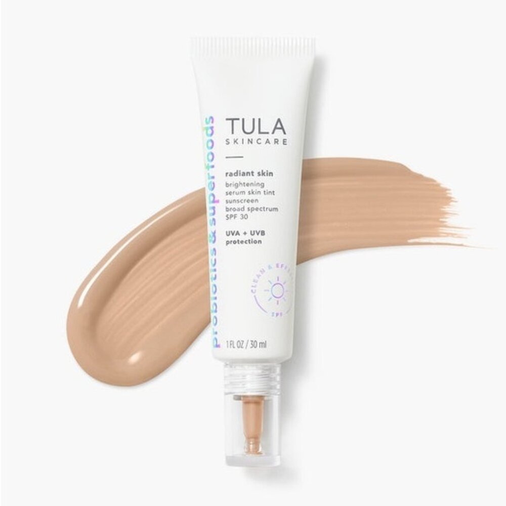 NWT Tula Skincare radiant skin skin tint sunscreen SPF 30 09 Light Medium